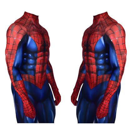 comics spider man cosplay costume jumpsuit halloween bodysuit for kids adult