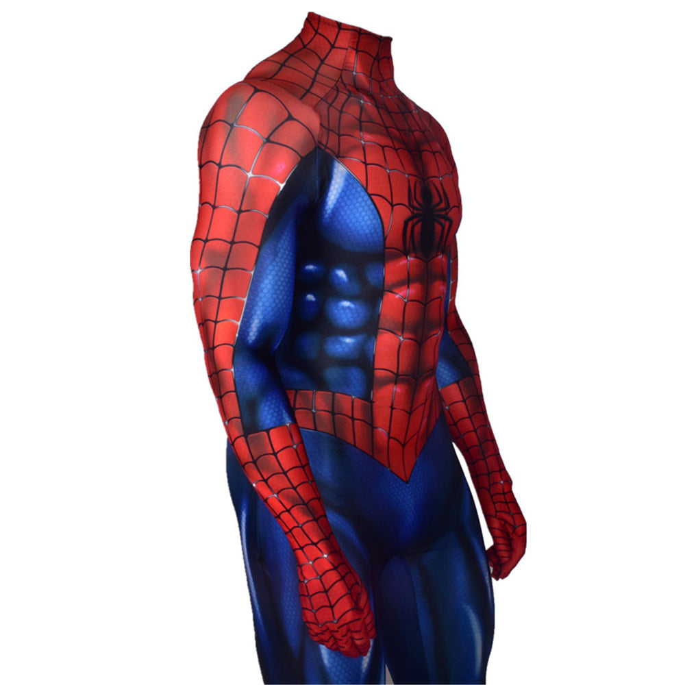 comics spider man cosplay costume jumpsuit halloween bodysuit for kids adult