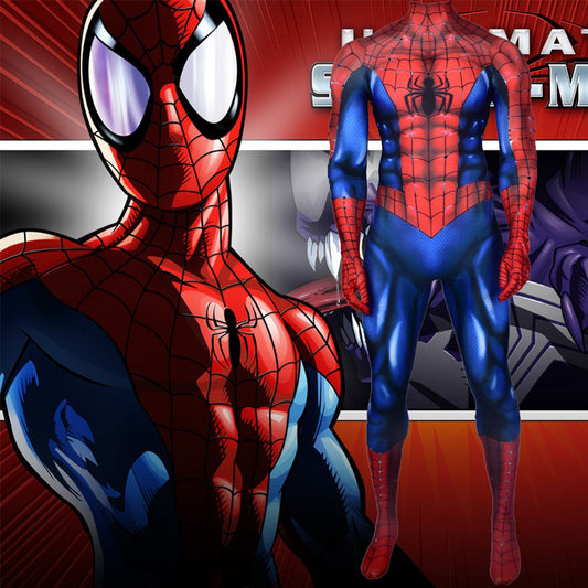 comics spider man cosplay costume jumpsuit halloween bodysuit for kids adult