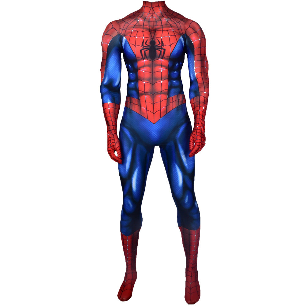 comics spider man cosplay costume jumpsuit halloween bodysuit for kids adult