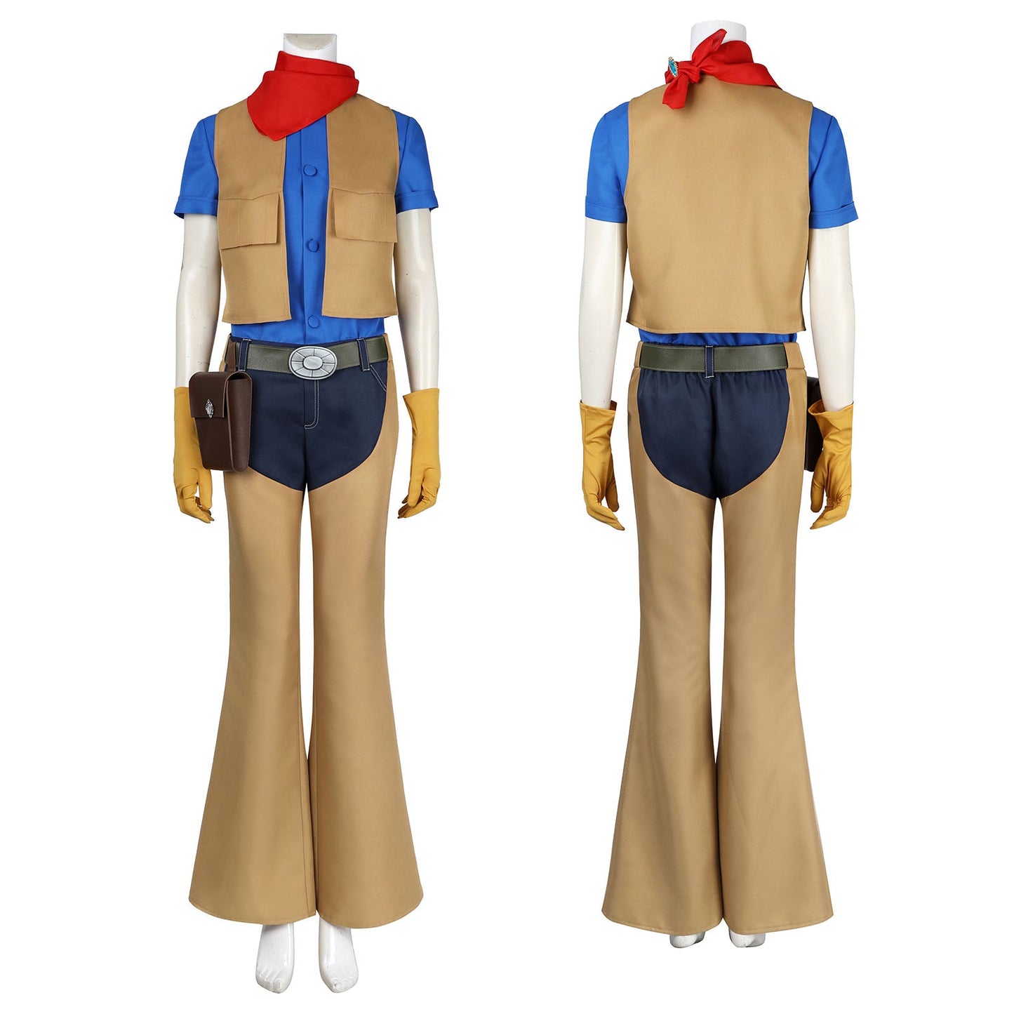 Princess Peach: Showtime Cowgirl Peach Adult Cosplay Costumes