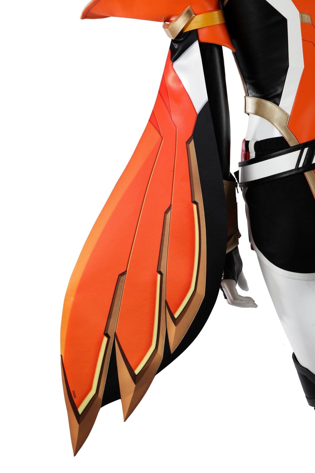 Overwatch Anran Orange Outfit Top Level Fullset Cosplay Costumes
