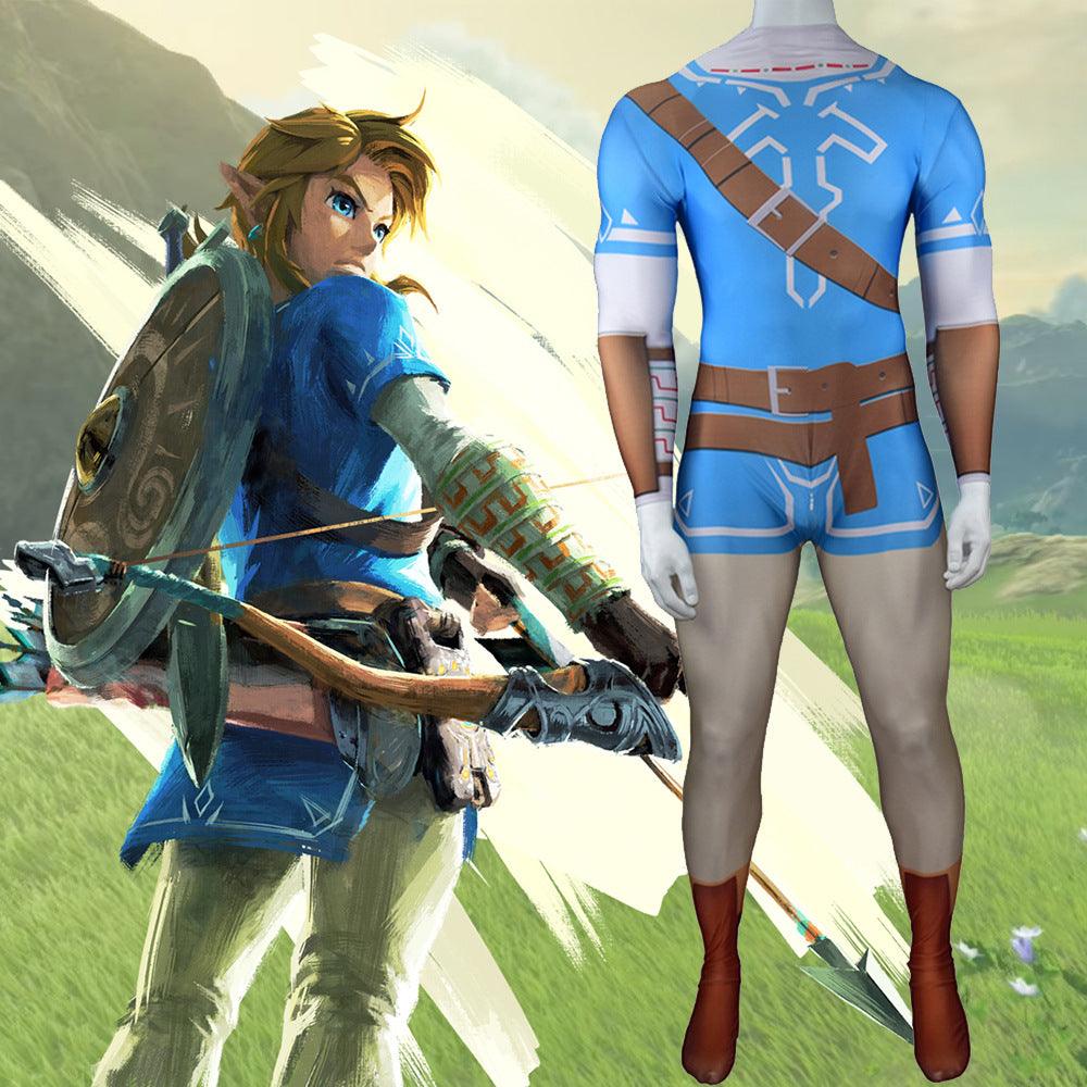 the legend of zelda breath of the wild costume jumpsuit bodysuit for kids adult