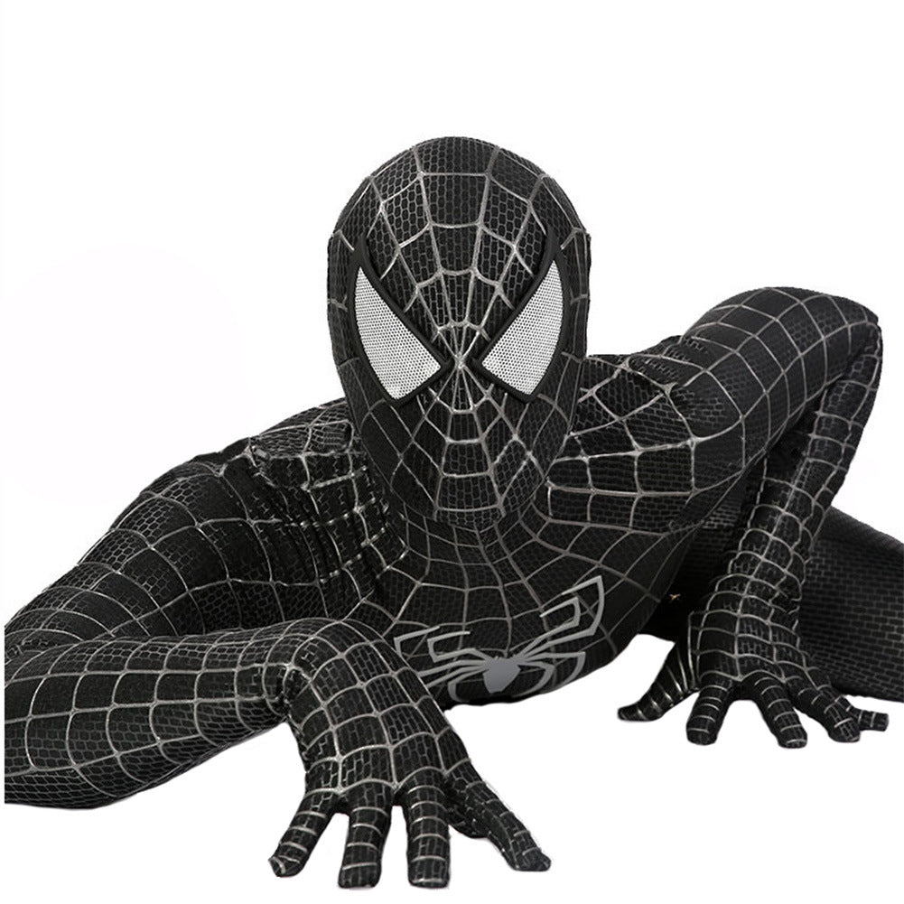 Black Spiderman Venom Bodysuit Women Jumpsuit Cosplay Costume