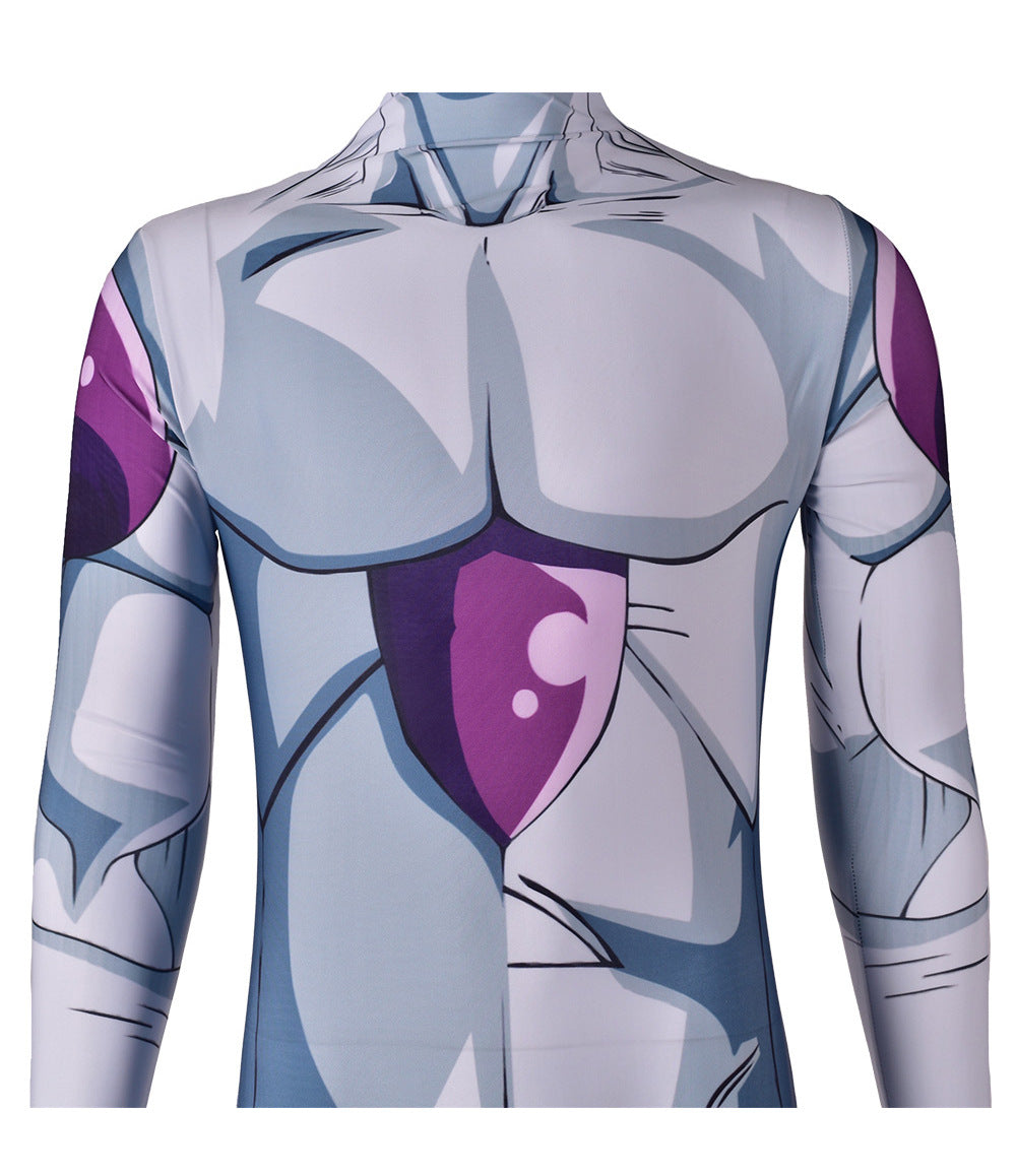 anime dragon ball z resurrection frieza jumpsuit halloween bodysuit for kids adult