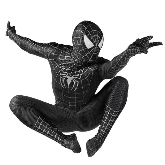 venom 2 black spider man cosplay costume jumpsuit halloween bodysuit for kids adult