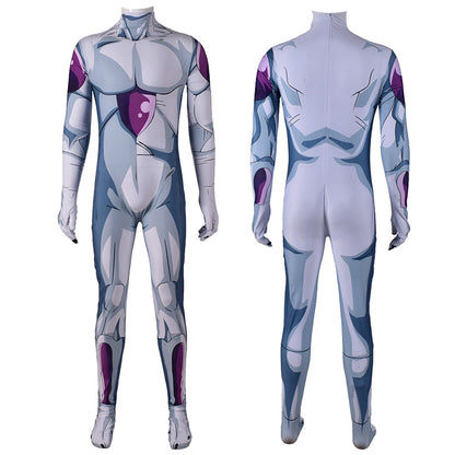 anime dragon ball z resurrection frieza jumpsuit halloween bodysuit for kids adult