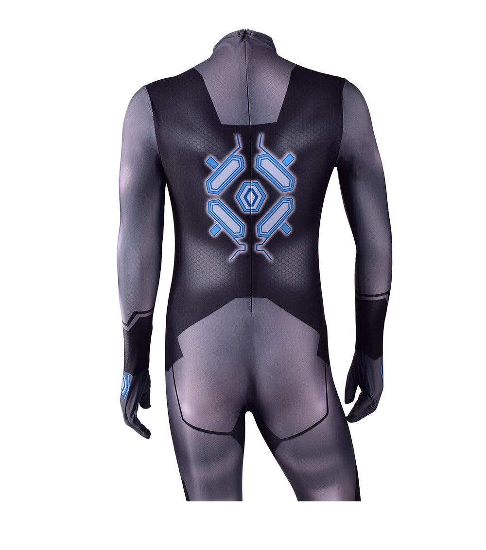 metroid samus aran black zero suit costume jumpsuit halloween bodysuit for kids adult