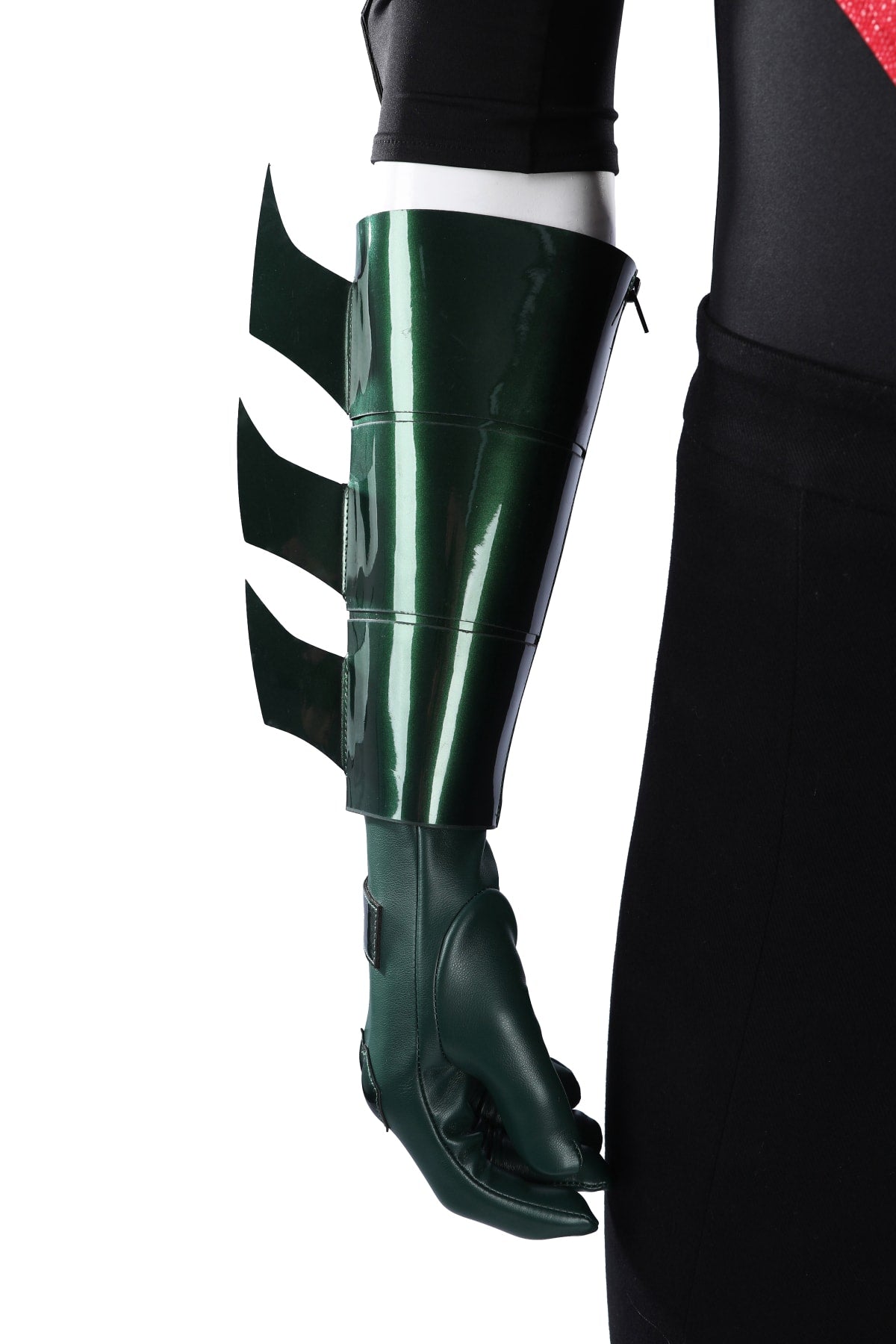 Red Robin Tim Drake Full Set Cosplay Costumes Halloween Suit with Cloak