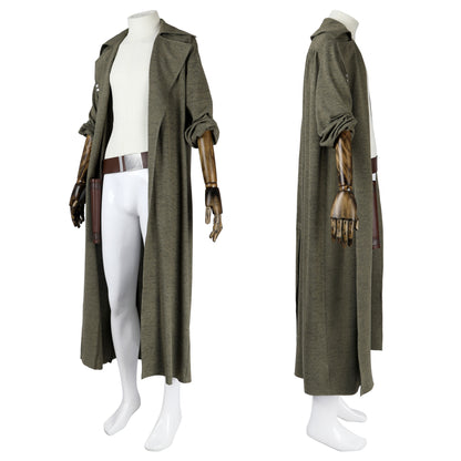 Star Wars Outlaws ND-5 Green Coat with Belt Cosplay Costumes