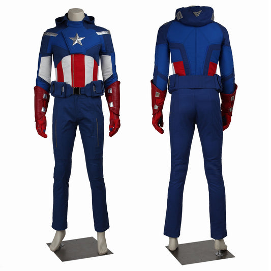 The Avengers Captain America Steve Rogers Male Fullset Cosplay Costumes