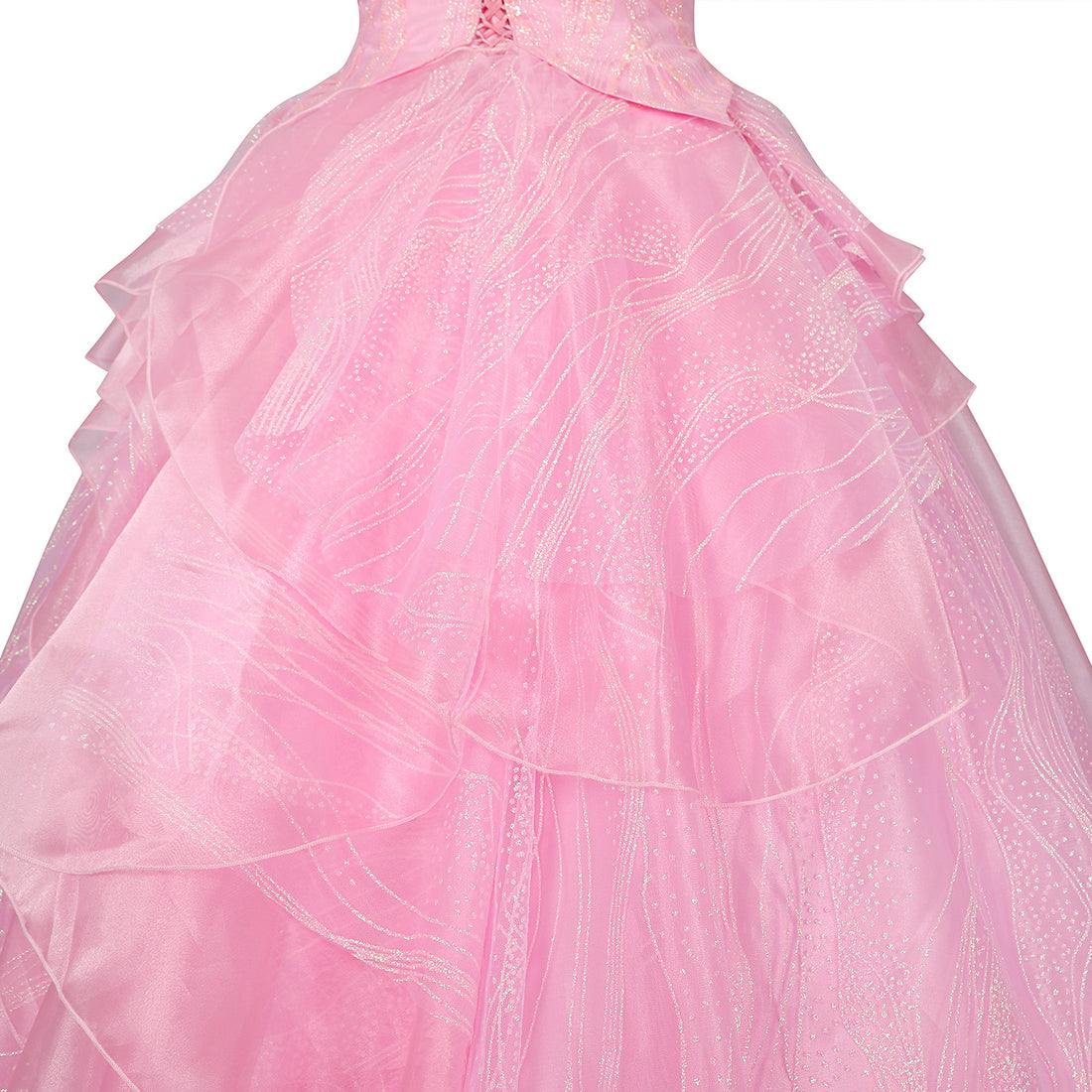 Wicked Part One Galinda Female Dress with Crown Cosplay Costumes