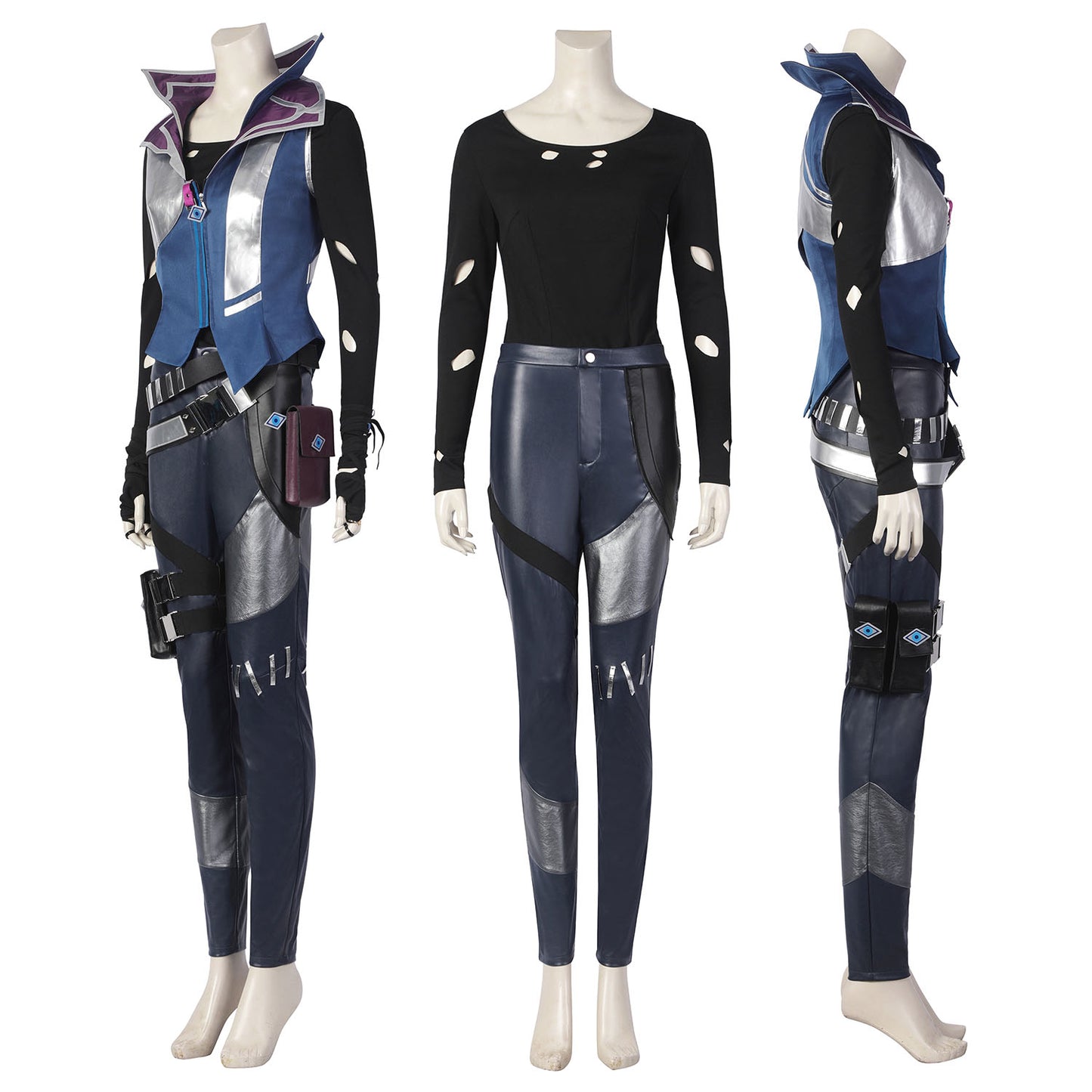 Valorant Fade Outfit Female Fullset Cosplay Costumes