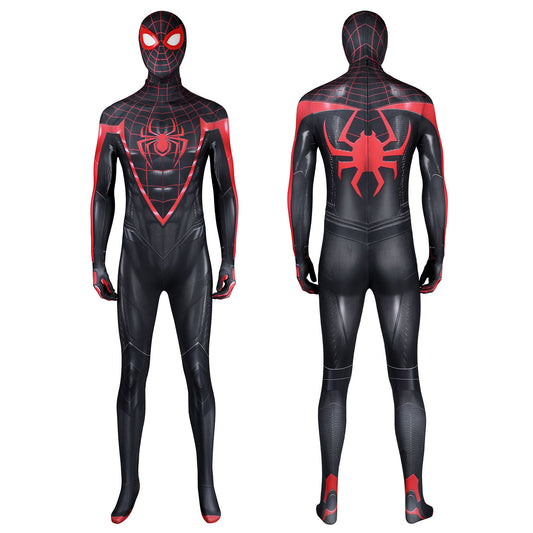 Marvel's Spider-Man 2 Miles Morales New Version Male Jumpsuit Cosplay Costumes
