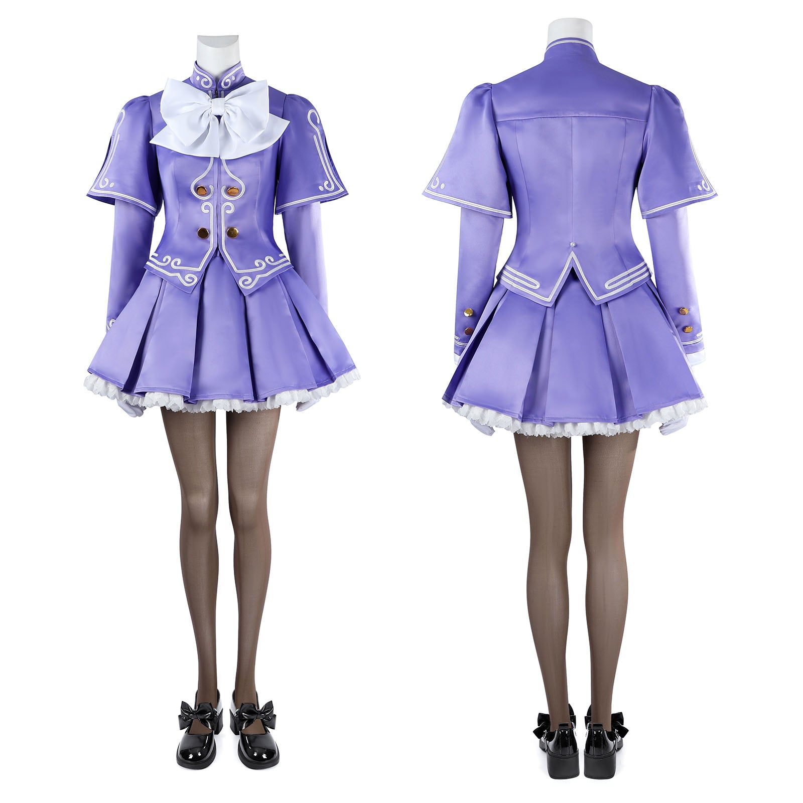 Street Fighte 6 INGRID Cosplay Costumes Purple Dress Women Themed Party Outfits