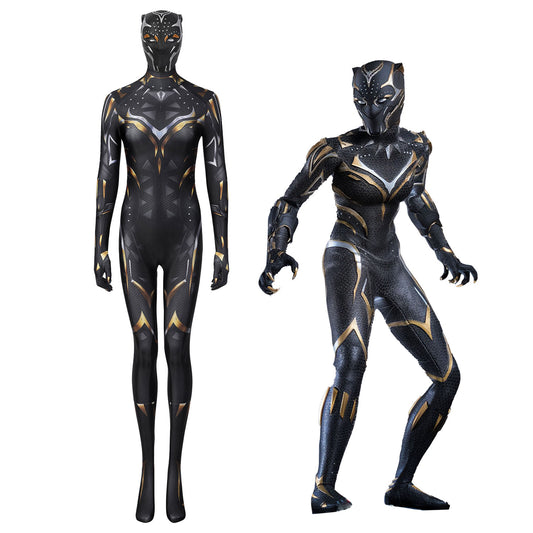Black Panther Wakanda Forever Shuri Female Jumpsuit with Helmet Cosplay Costumes
