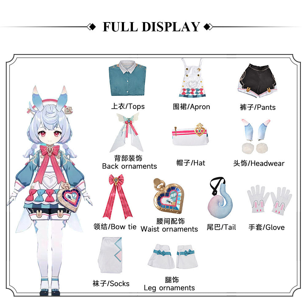 Genshin Impact Fontaine Sigewinne Full Set Cosplay Costume
