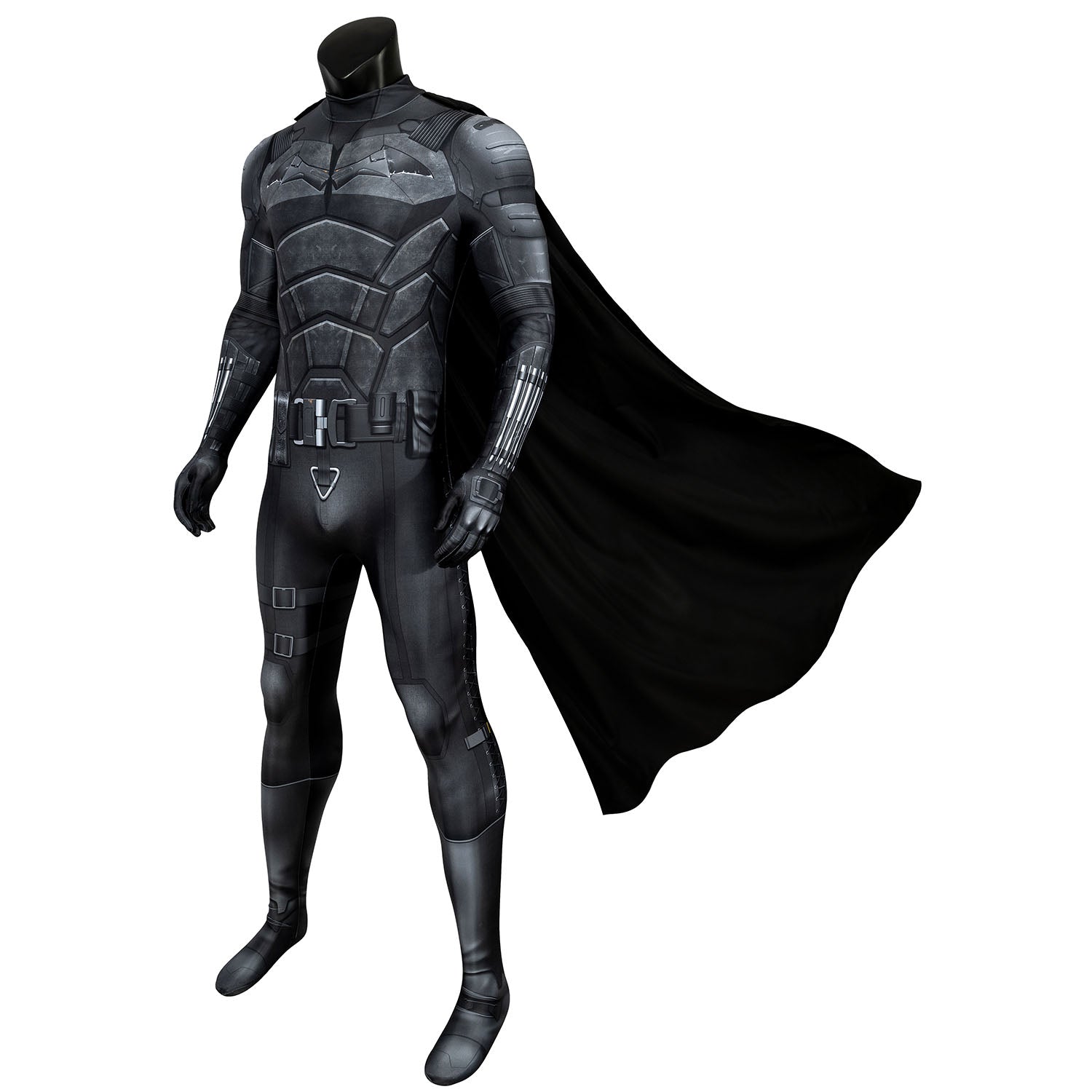 The Batman 2021 Bruce Wayne Robert Pattinson Male Jumpsuit Cosplay Costumes