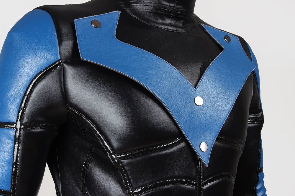 Batman Arkham City Nightwing Dick Grayson Male Fullset Cosplay Costumes