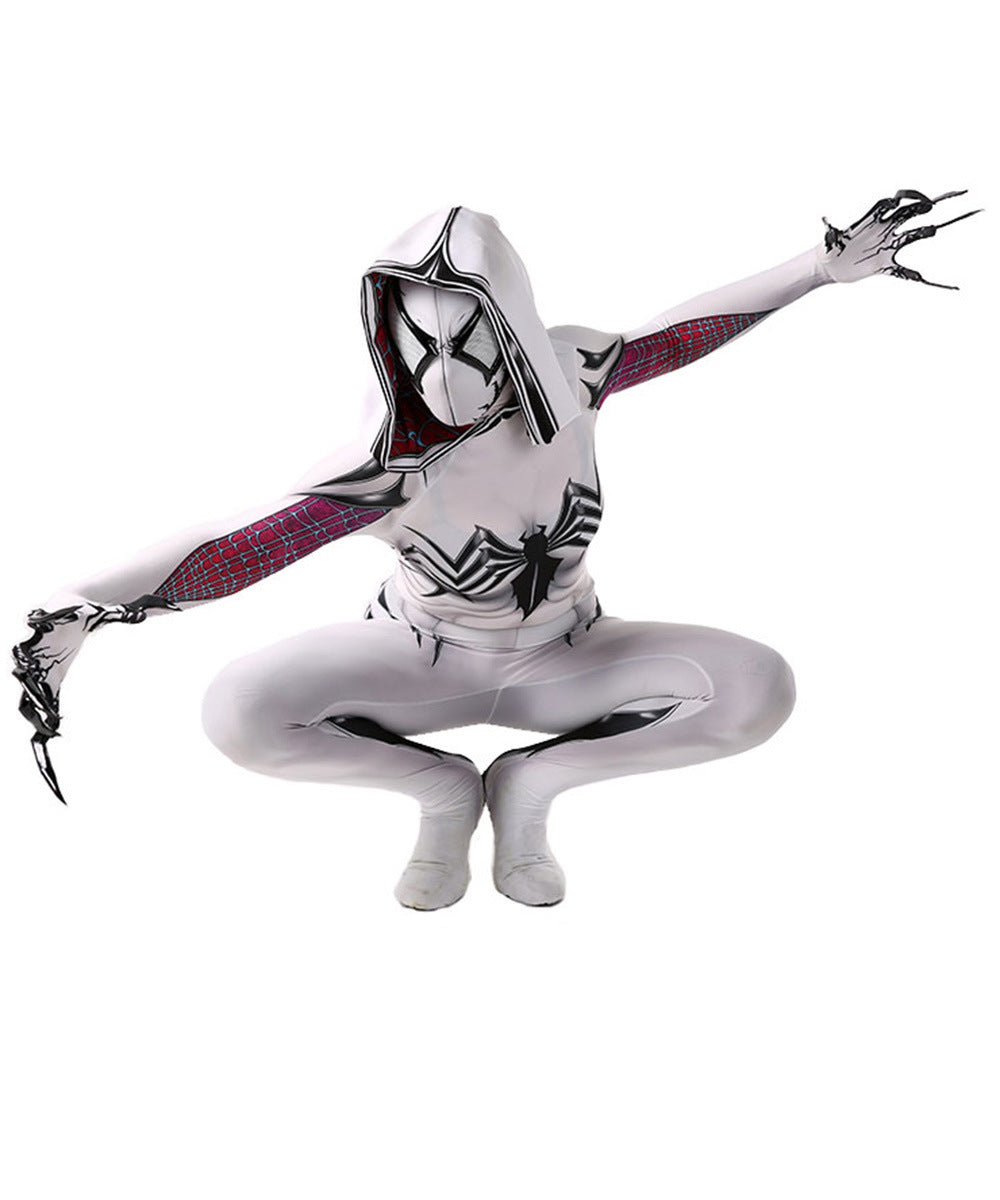 venom gwen stacy spider man cosplay costume jumpsuit halloween bodysuit for kids adult
