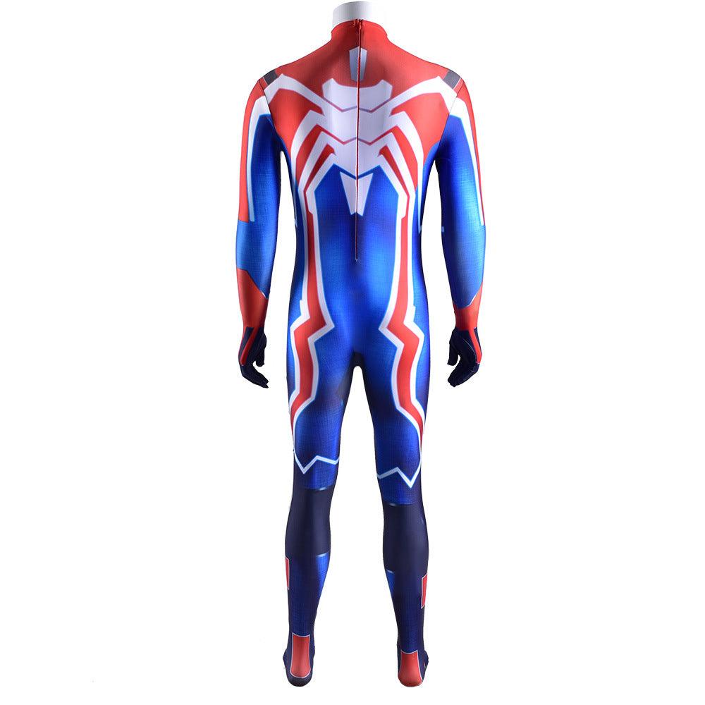 ps4 velocity spider man jumpsuits cosplay costume kids adult halloween bodysuit