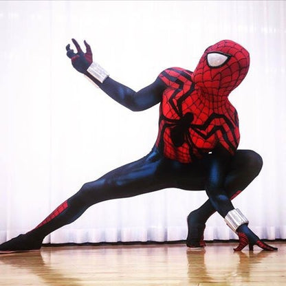 ben reilly spider man cosplay costume jumpsuit halloween bodysuit for kids adult