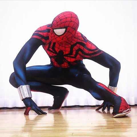 ben reilly spider man cosplay costume jumpsuit halloween bodysuit for kids adult