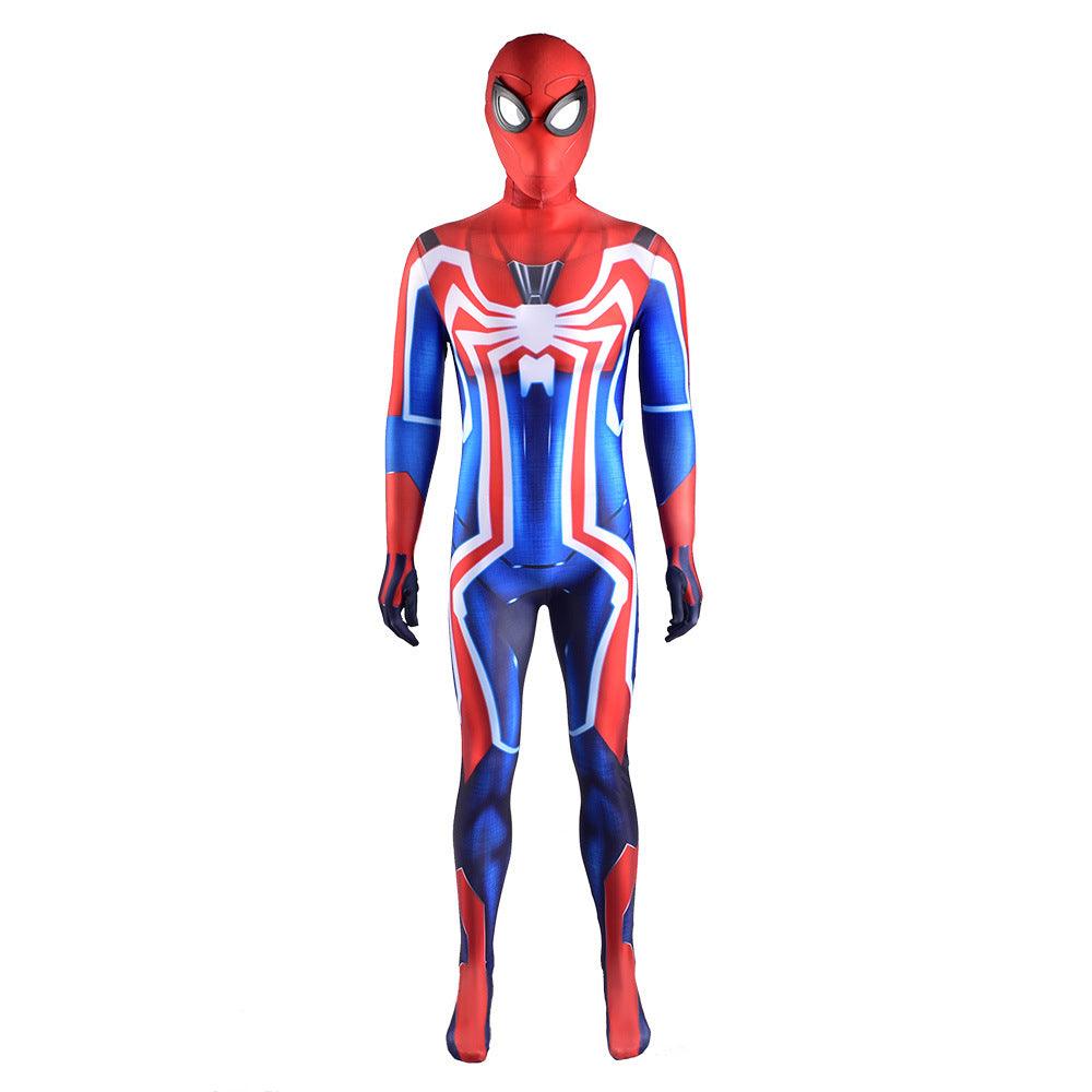 ps4 velocity spider man jumpsuits cosplay costume kids adult halloween bodysuit