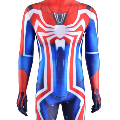 ps4 velocity spider man jumpsuits cosplay costume kids adult halloween bodysuit