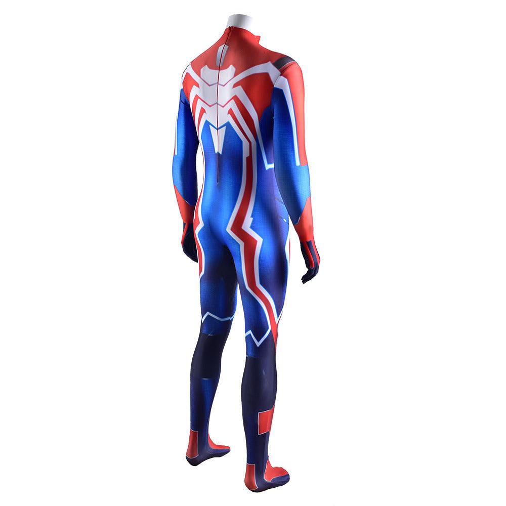 ps4 velocity spider man jumpsuits cosplay costume kids adult halloween bodysuit