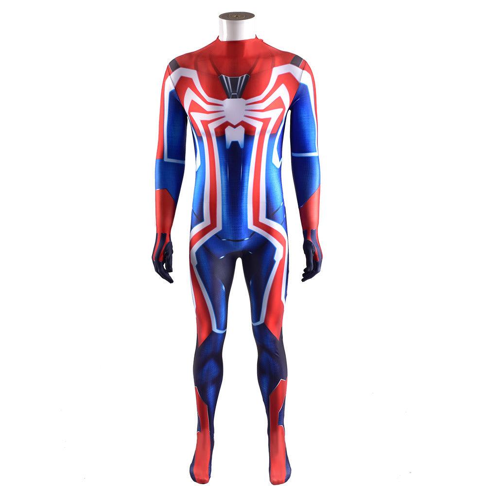 ps4 velocity spider man jumpsuits cosplay costume kids adult halloween bodysuit