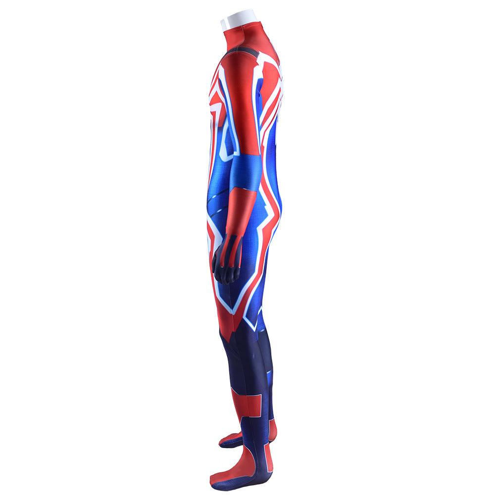 ps4 velocity spider man jumpsuits cosplay costume kids adult halloween bodysuit