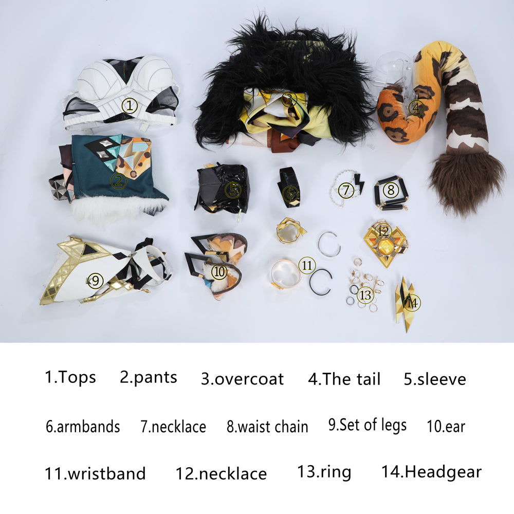 Game Genshin Impact Natlan Xilonen Top Level Cosplay Costumes