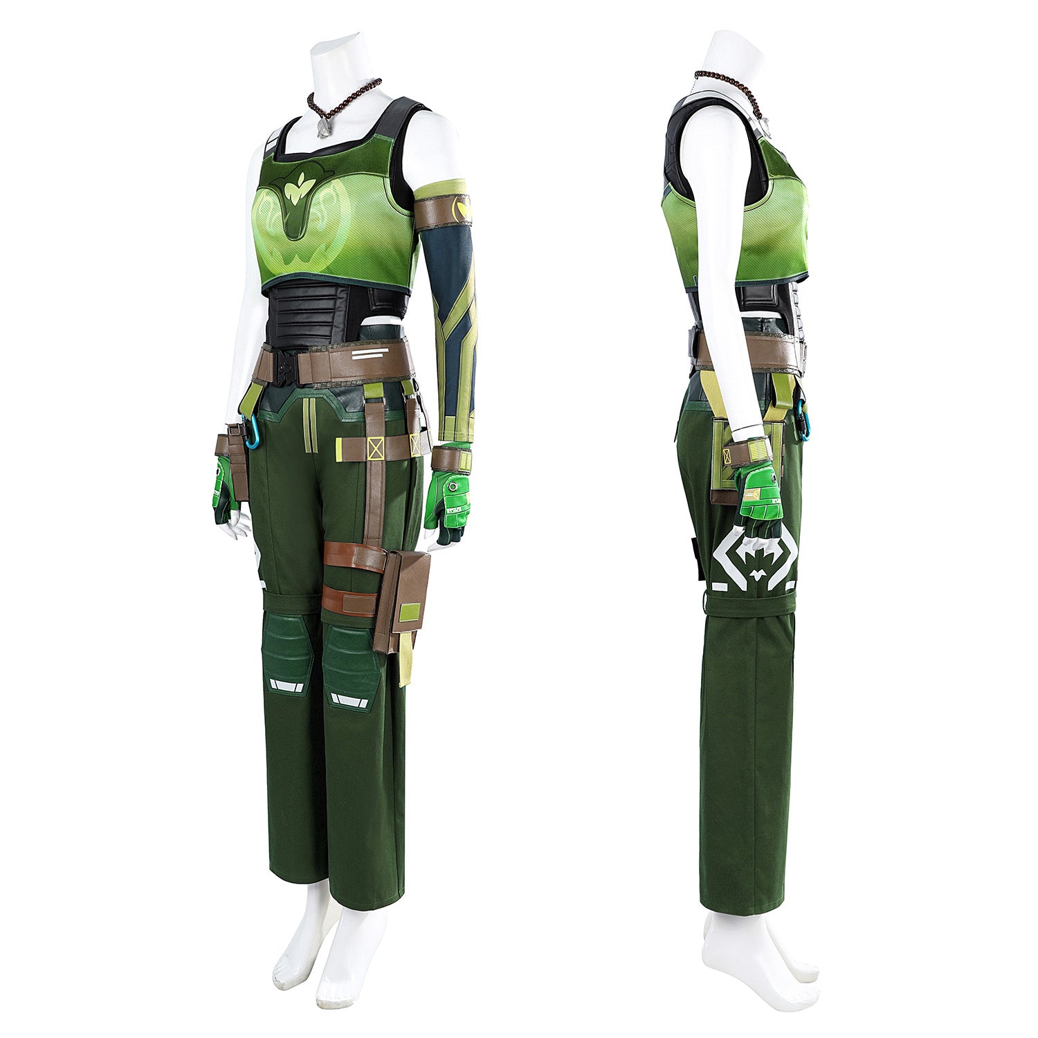 Valorant Skye Full Set Outfit Female Halloween Cosplay Costumes
