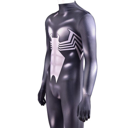 spiderman symbiote jumpsuits cosplay costume kids adult halloween bodysuit