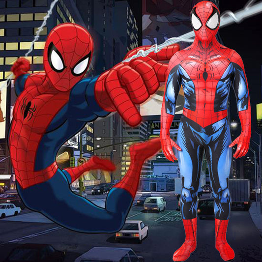ultimate spider man comics jumpsuit halloween bodysuit for kids adult