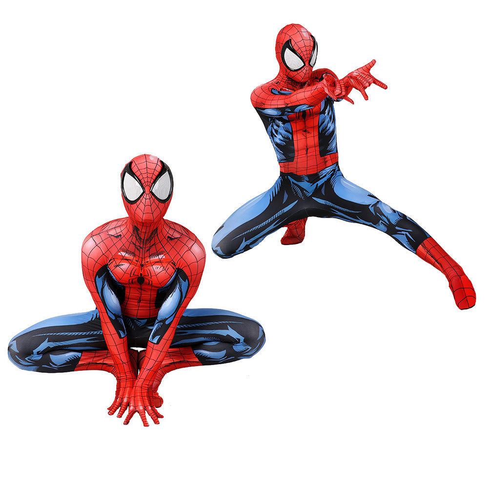 ultimate spider man comics jumpsuit halloween bodysuit for kids adult