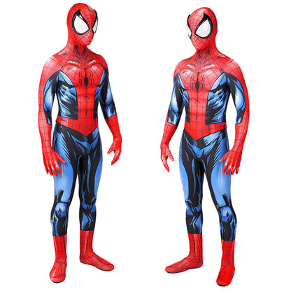 ultimate spider man comics jumpsuit halloween bodysuit for kids adult