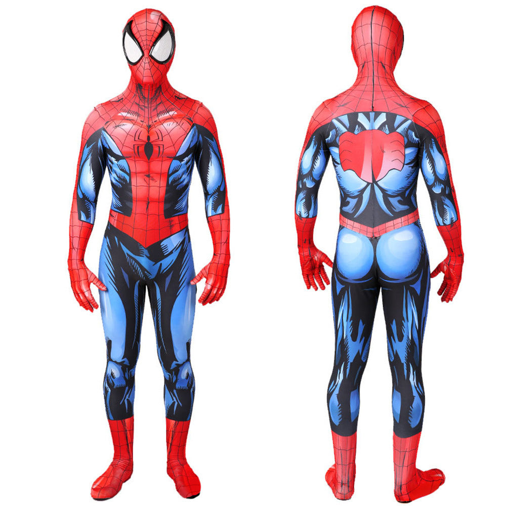 ultimate spider man comics jumpsuit halloween bodysuit for kids adult