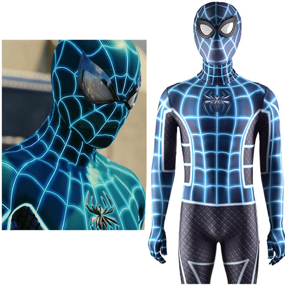 ps4 spider man fear itself jumpsuits cosplay costume kids adult halloween bodysuit