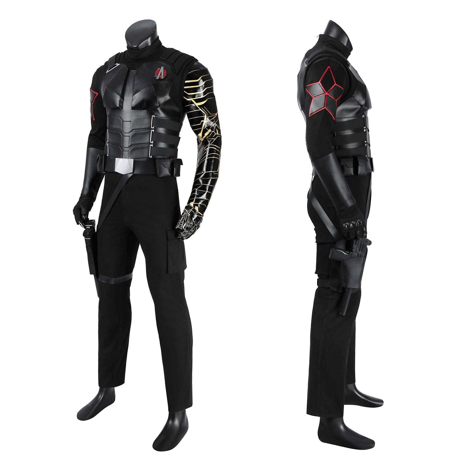 Avengers Winter Soldier Bucky Barnes New Top Cosplay Costumes
