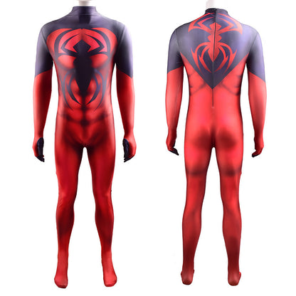 Kaine Parker Scarlet Spider-Man Jumpsuits Cosplay Costume Kids Adult Halloween Bodysuit