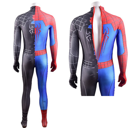 Sam Raimi Spider-Man Red and Black Jumpsuits Costume Kids Adult Halloween Bodysuit