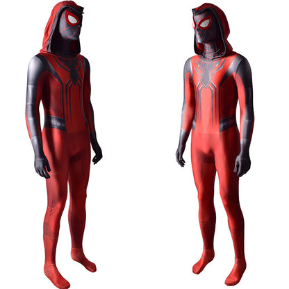 PS5 Spider-Man Crimson Cowl Jumpsuits Cosplay Costume Kids Adult Halloween Bodysuit