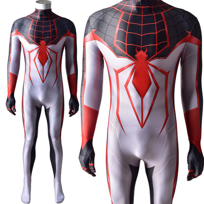 PS5 Miles Tracksuit Spider-man Jumpsuits Cosplay Costume Kids Adult Halloween Bodysuit