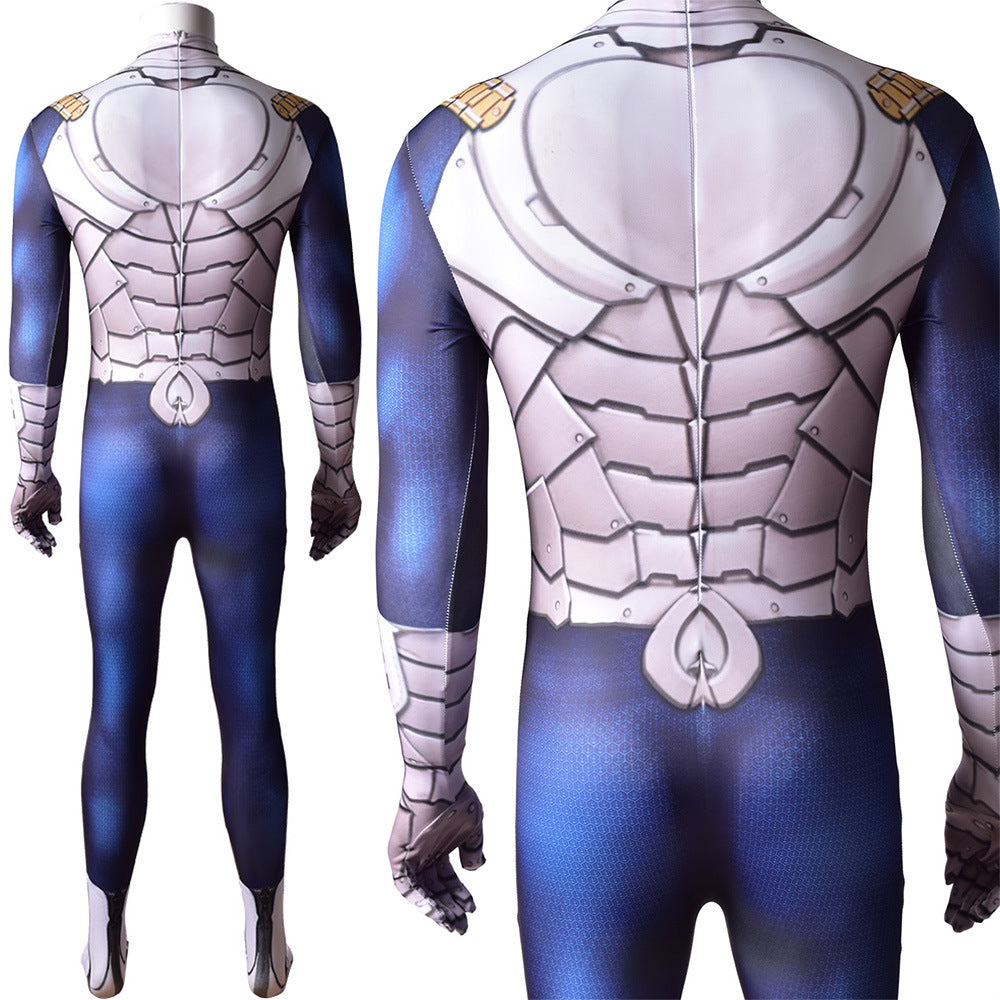 Dragon Ball Z Vegeta Costume Cosplay Bodysuit Ver 2 For Kids Adult Handmade