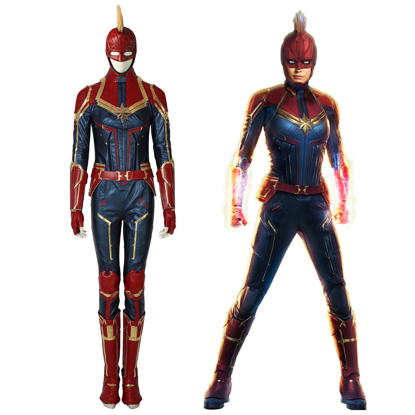 Captain Marvel Carol Danvers Top Level Female Cosplay Costumes