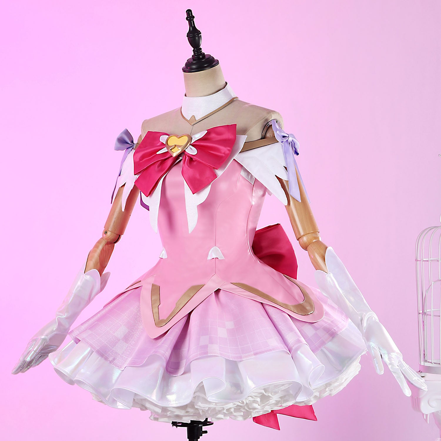 Overwatch 2 Magical Girl Juno Dress Full Set Cosplay Costumes