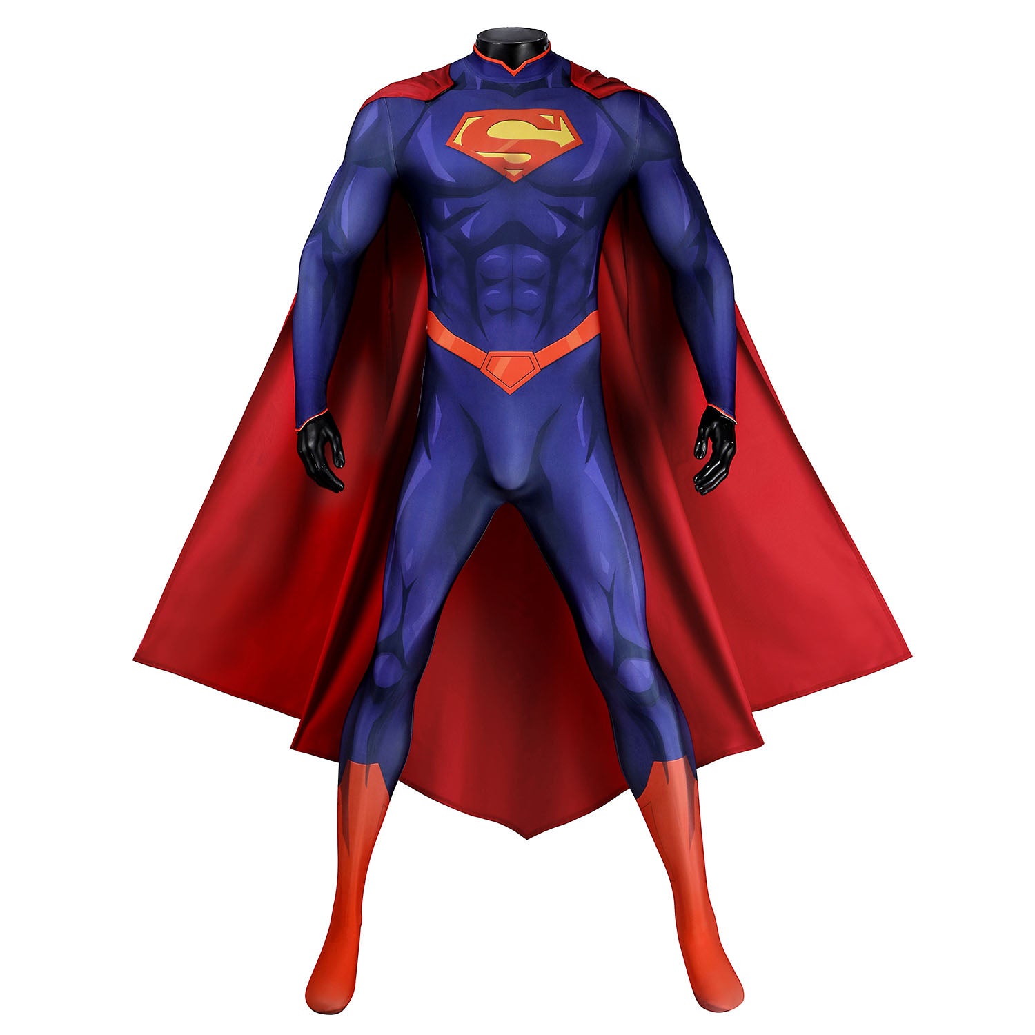 The New 52 Superman Clark Kent Male Jumpsuit Cosplay Costumes