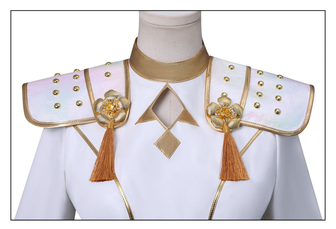 KPop Demon Hunters Zoey White Outfit Adult Kids Cosplay Costumes